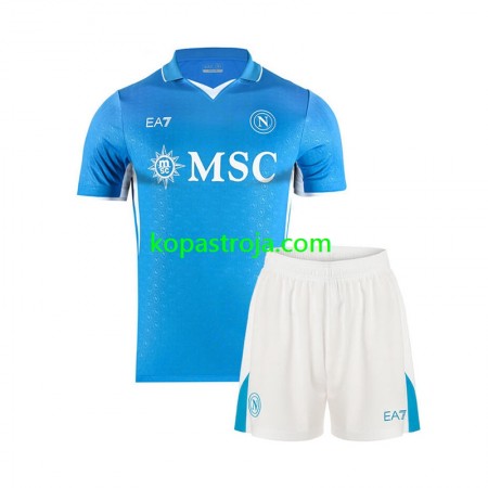 Billiga Fotbollströjor SSC Napoli Barn Hemma tröja 2024/25 Kortärmad